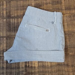 Joes Jeans Seersucker Cuffed Shorts